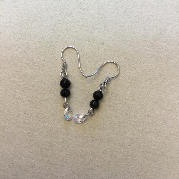 Silver Adorable Tiny Beans Earrings - Picture 3 of 4